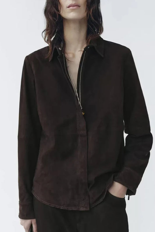 Lapel Casual Long Sleeve Jacket