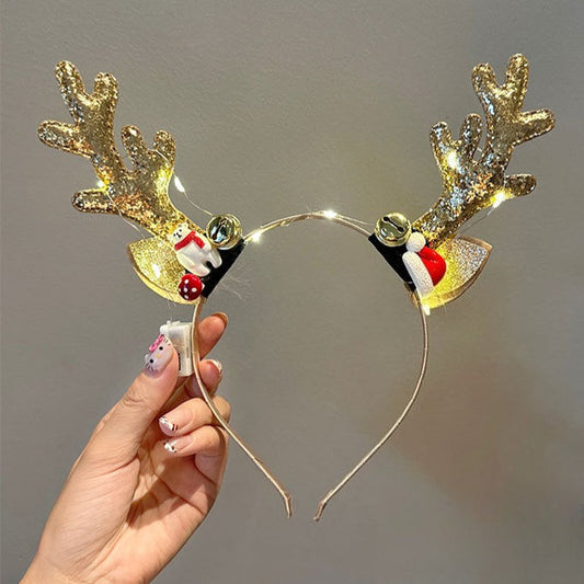 Christmas Deer Antler Kids Party Cosplay Hair Accessory