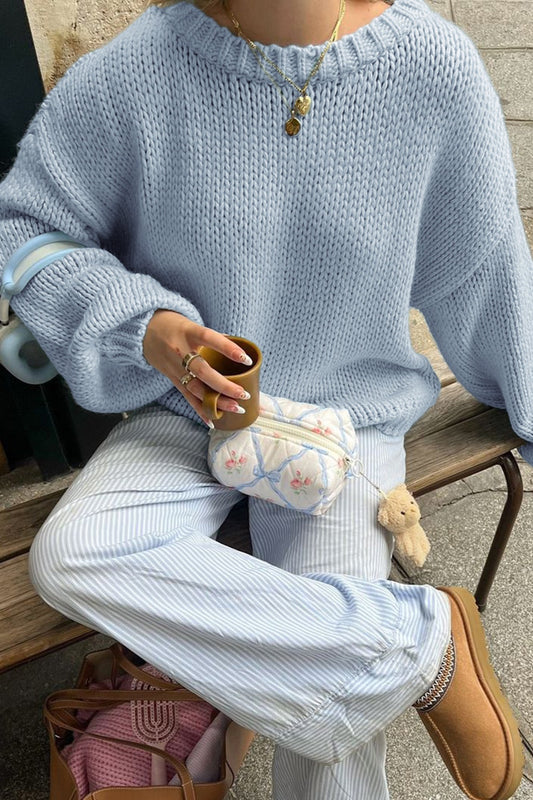 Basic Crew Neck Layering Sweater