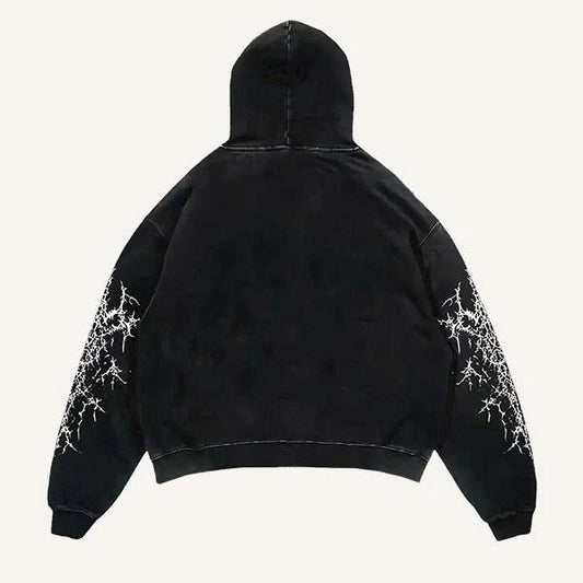 Graphic Print Oversized Hoodie