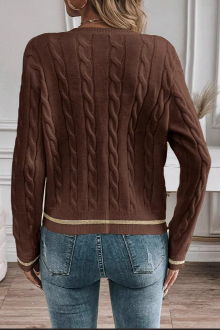 Elegant French Style Knit Sweater