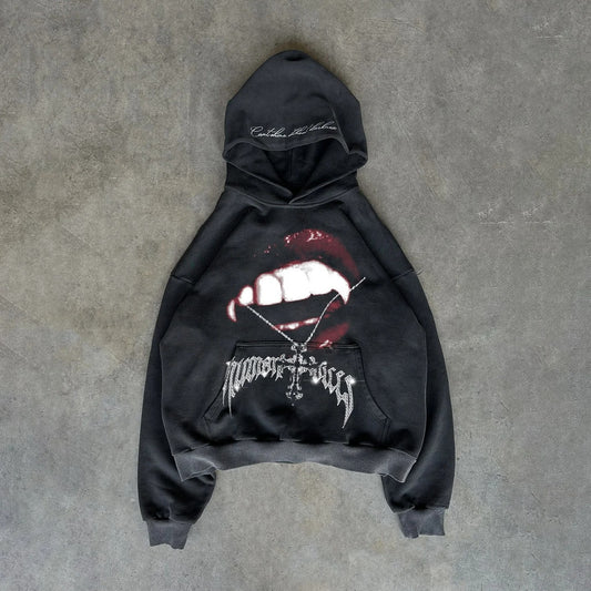 Minimalist Streetwear Pullover Hoodie