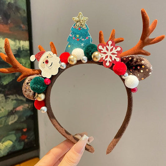 Christmas Deer Antler Bohemian Decorative Hair Accessory