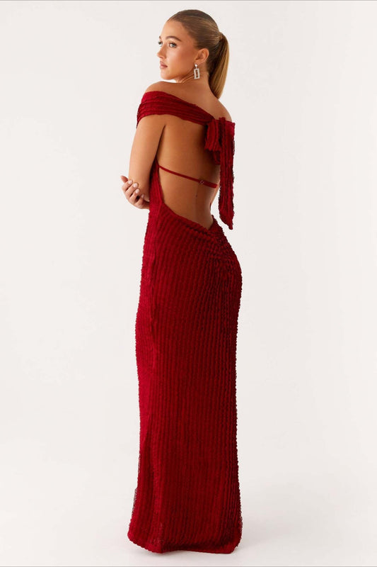 Sexy Strappy Backless Solid Bodycon Evening Maxi Sweater Dress