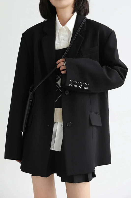 Loose Long Sleeve Office Blazer