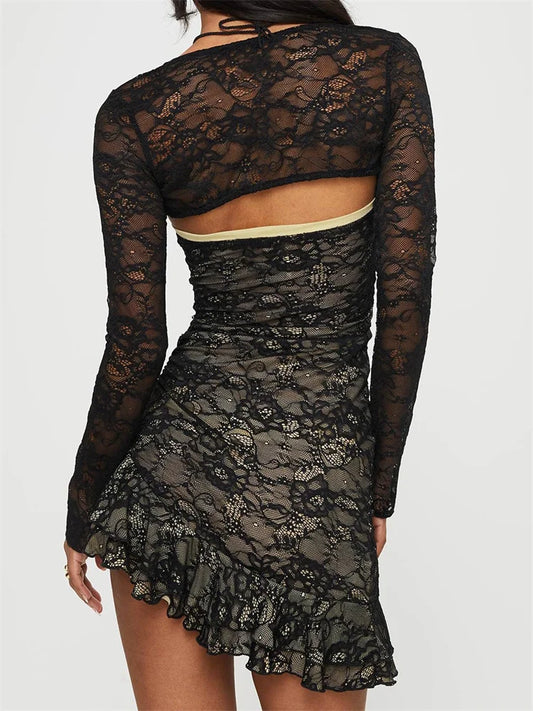 FashionSierra - Cocktail Beach Streetwear Aesthetic Mini Dress 2025