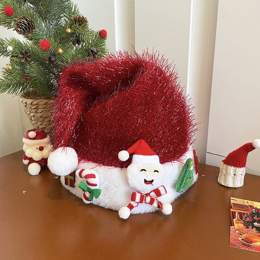 Plush Snowman Christmas Hat