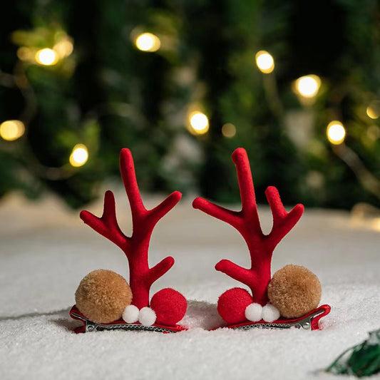 Cute Reindeer Christmas Dainty Hair Accessory