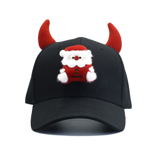 Demonic Horn Adjustable Peak Christmas Hat