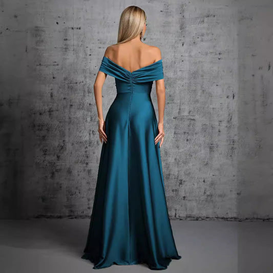 Off Shoulder Cocktail Party Christmas Party Dress
