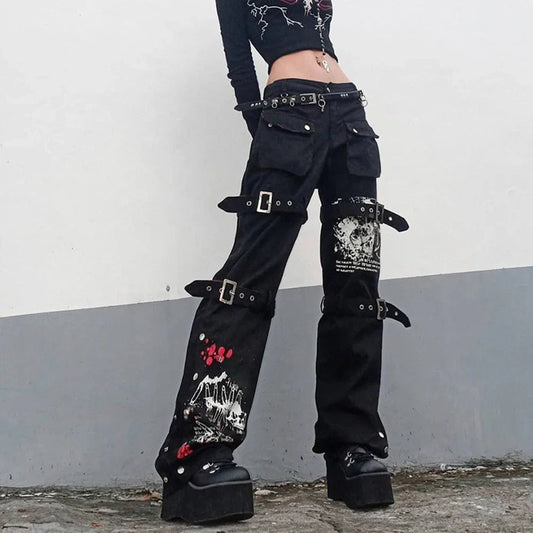 Dress Gothic Denim Rebel Pant black1 / S