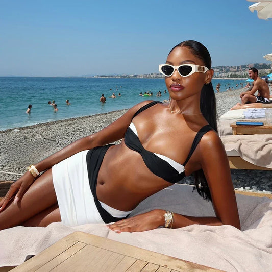 Micro Thong Beach Three Piece Swimsuit