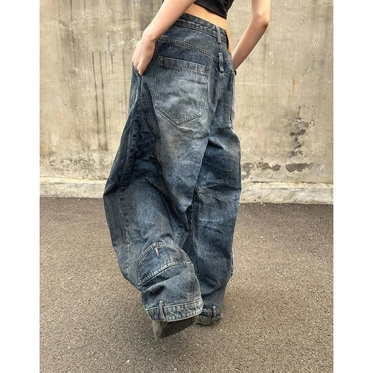 Tall Waist Gothic Denim Pant Blue / S