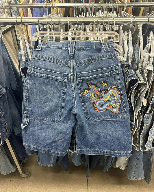 Empty Character Stitch Short blue4 / M