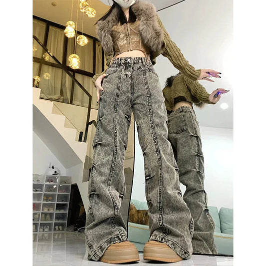 Dull Gothic Antique 90s Aesthetic Pant Grey / S
