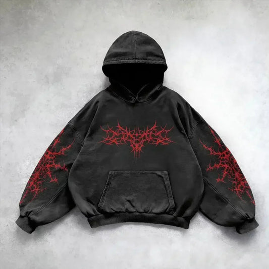 Distress Road Medieval Zip Hoodie black1 / S