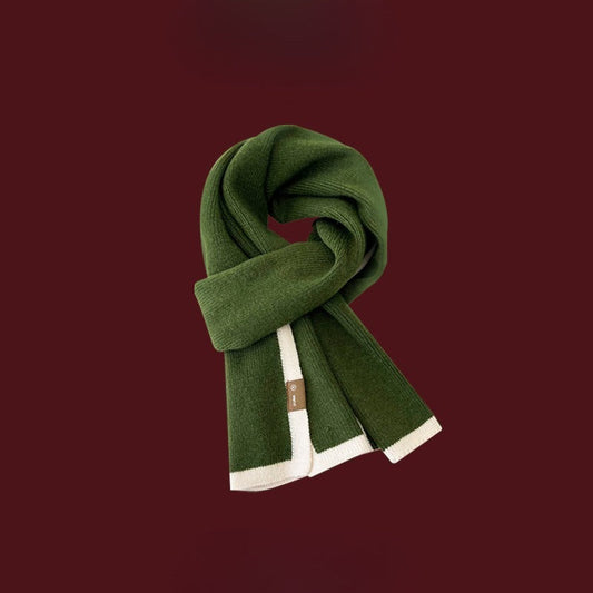 Reversible Solid Christmas Scarf