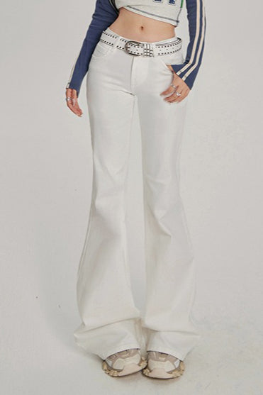 Low Rise Stretchy Slim Bootcut Jeans