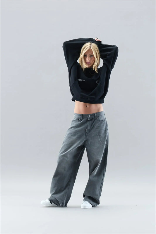 Grunge Star Print Streetwear Hoodie