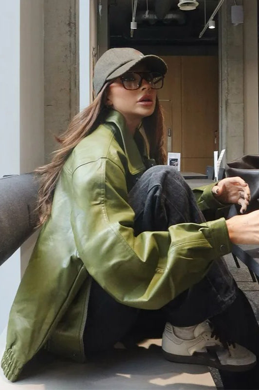 Chic Zipper Long Sleeve Jacket