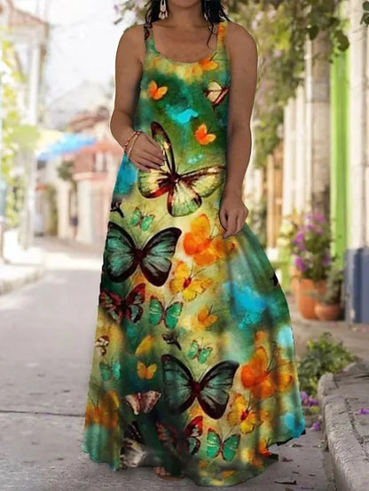 FashionSierra - 2024 Summer Fashion Loose Plus Size Maxi Boho Dress