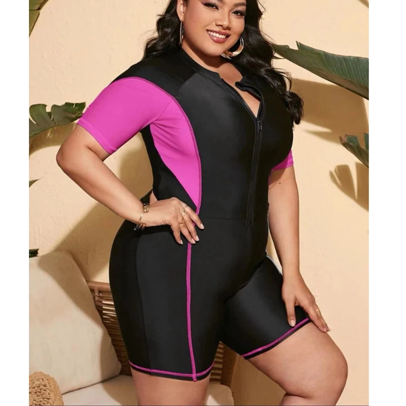 FashionSierra - 2024 Stylish Tankini Sporty High Waist Plus Size Swimsuits