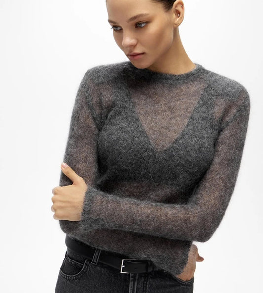 Perspective Elegant Soft O Neck Sweater