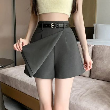 FashionSierra - Spring Summer Fashion High Waist Korean Casual Culottes Shorts