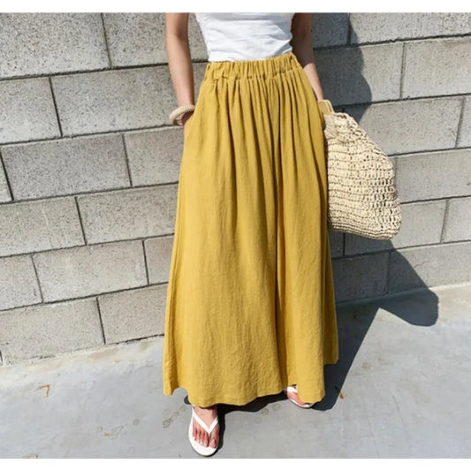 Long Skirts Women Denim Skirt Frayed Streetwear High Waisted Jeans Maxi Mujer Spring Summer Skirt