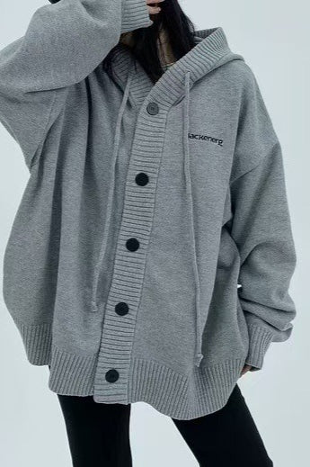 Loose Fit Drawstring Sweater