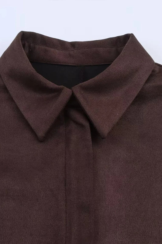 Lapel Casual Long Sleeve Jacket