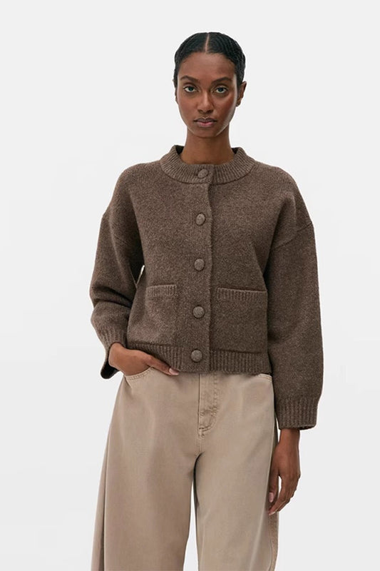 Fashionable Knit Cardigan Sweater