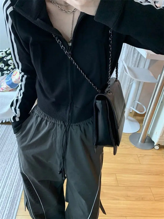 Women Cargo Streetwear Techwear Wide Leg Joggers Pants