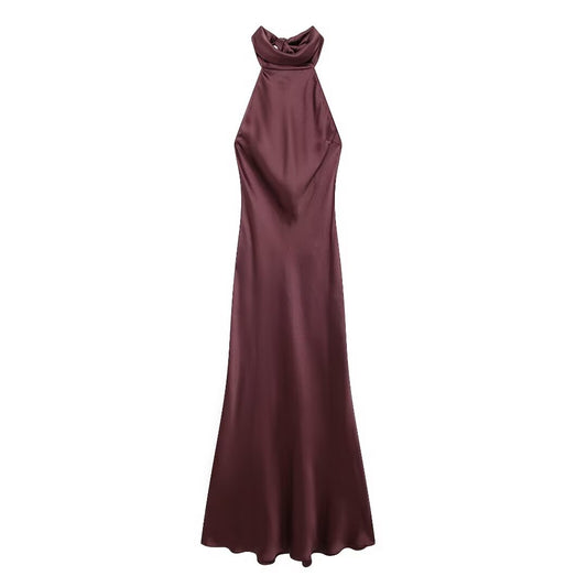 Hanging Collar Silk Texture