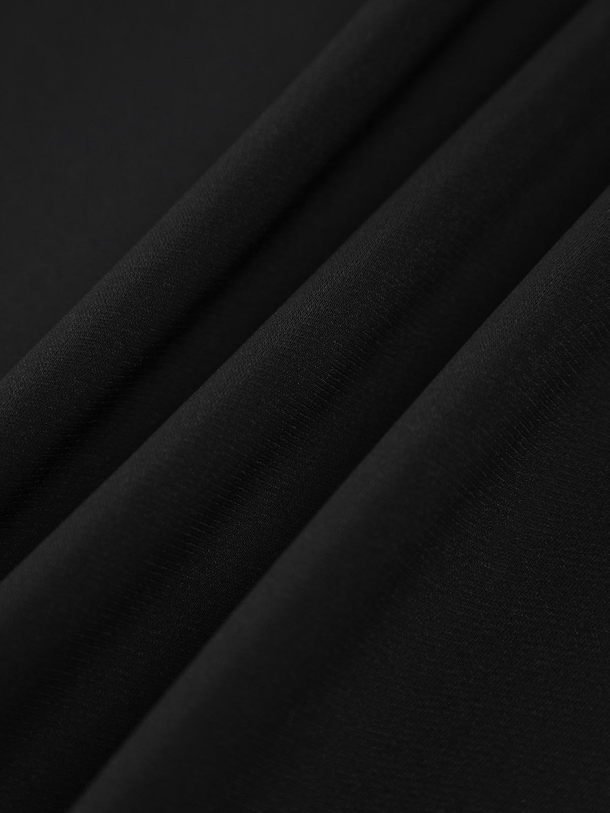 Chiffon Low Cut V neck Modern Pleated Zip Mini Dress Dresses