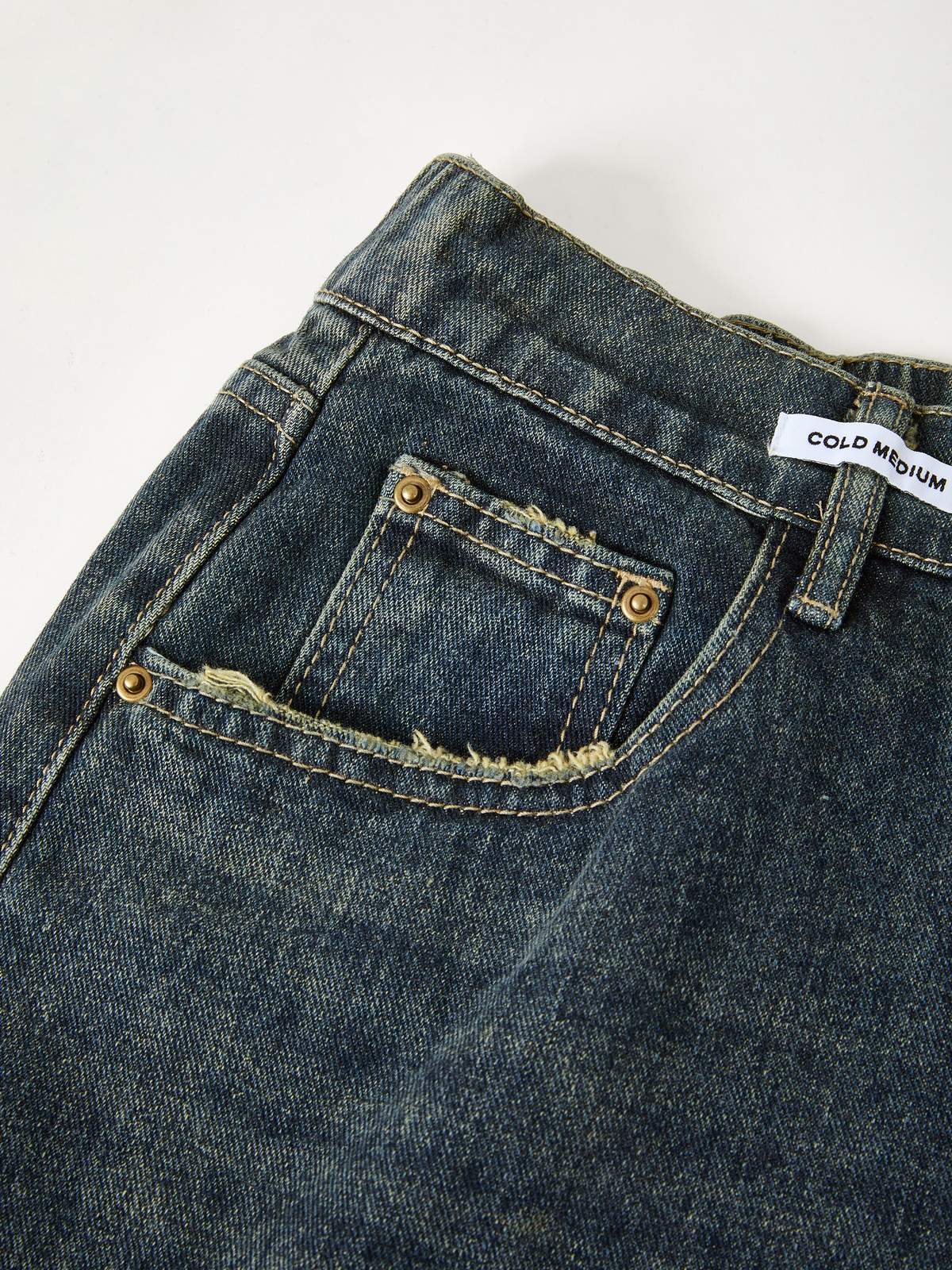 Dark Wash Vintage Baggy Boyfriend Jeans Boyfriend Jeans