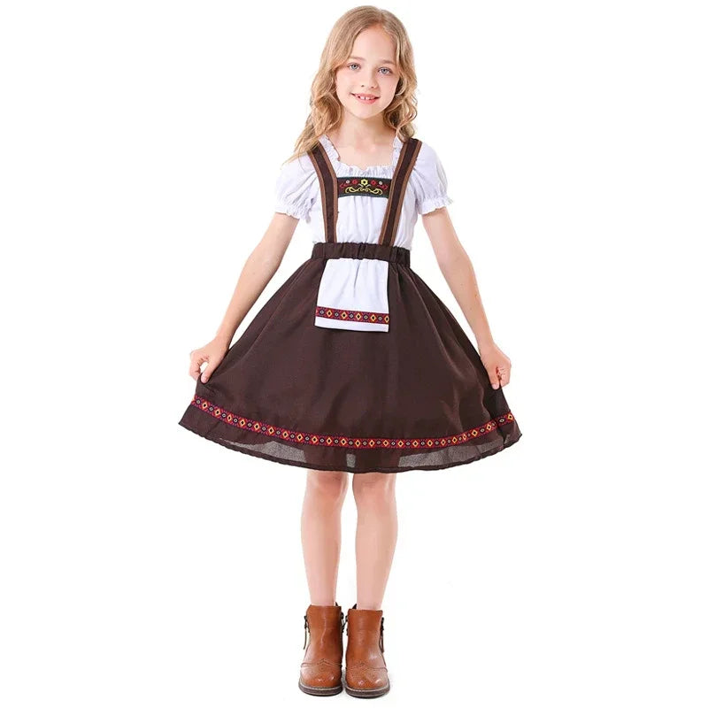 Colorful Fun Oktoberfest Kid Dresses