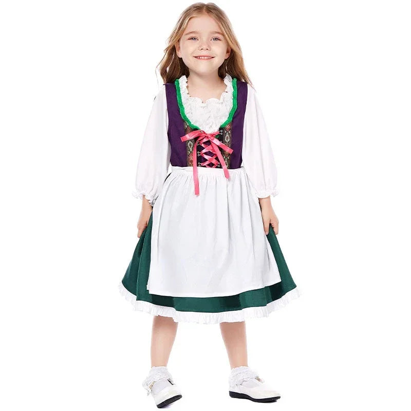 Colorful Fun Oktoberfest Kid Dresses