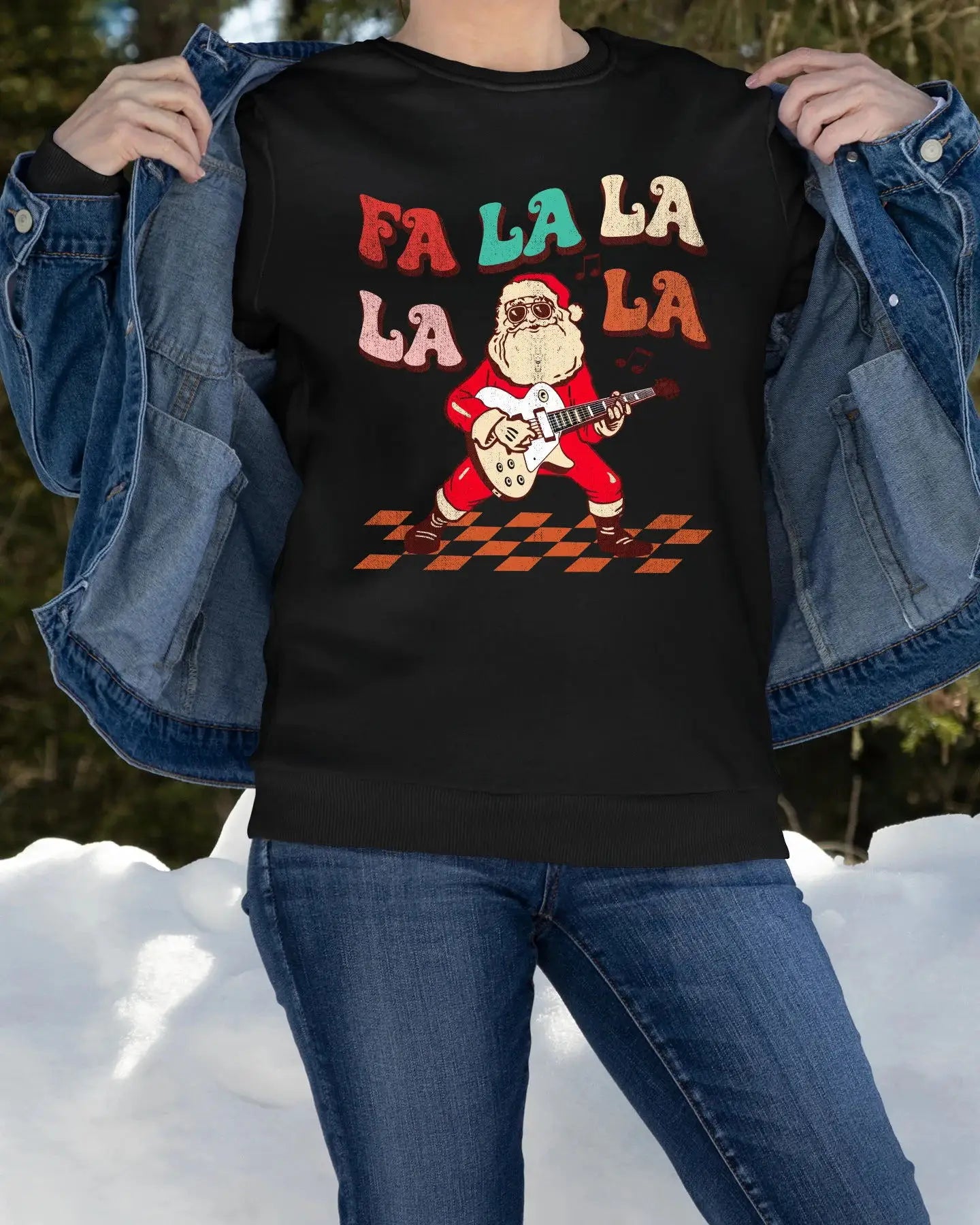 Colored Aesthetic Hipster Pure Cotton Quote Christmas Hoodie Black / S Hoodies-L