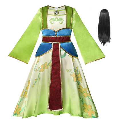 Elegant Kids Mulan Princess Dresses