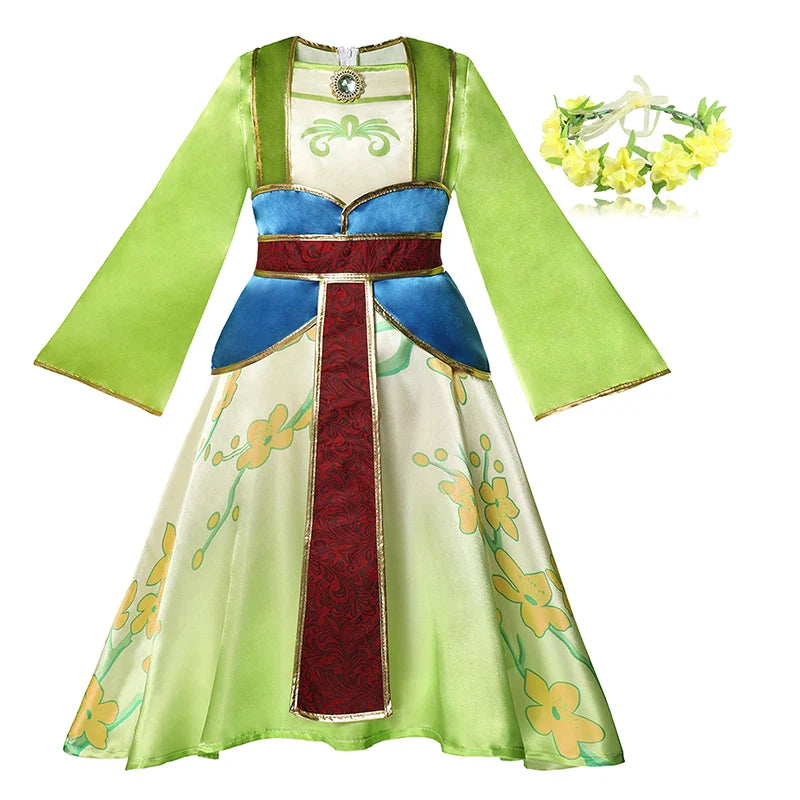 Elegant Kids Mulan Princess Dresses