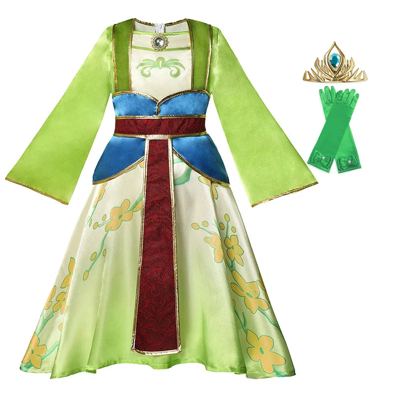 Elegant Kids Mulan Princess Dresses