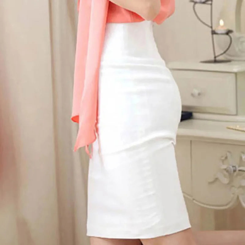 Spring Summer Fashionable Half-Skirt One-Step A-line Bottom