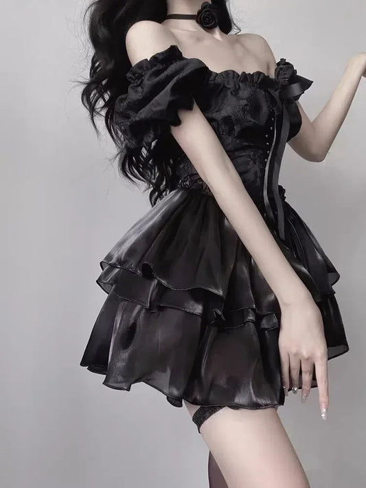 Dark Lolita Spaghetti Small Dress