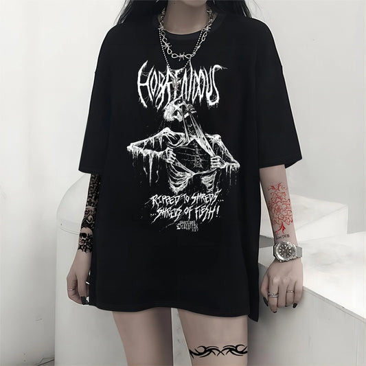 Gothic Punk Dark Streetwear Women T-Shirt