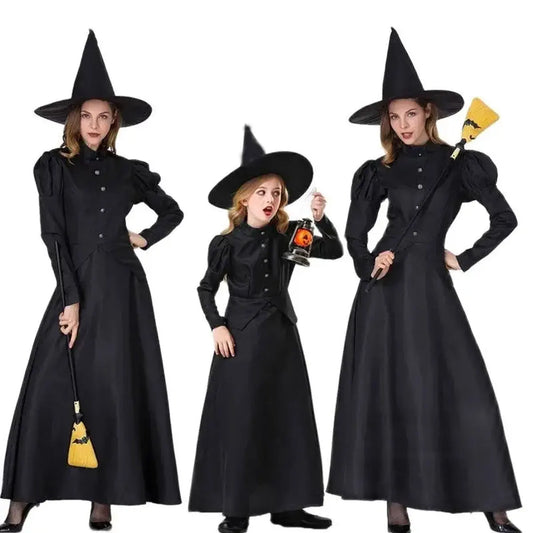 Fun Black Witch Costume Kid Dresses