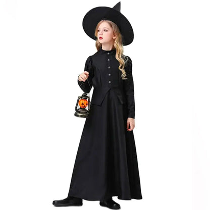 Fun Black Witch Costume Kid Dresses