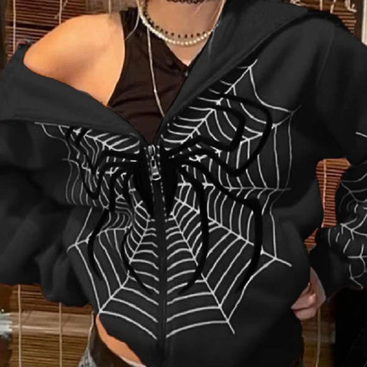 Dark Spider Web Top