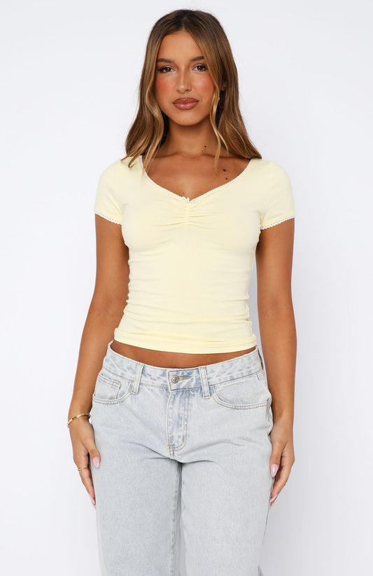 Yours Truly Top Lemon