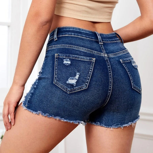 Summer Shorts Women Waist Short Jeans Femme Aesthetic Casual Wide-Legged Shorts